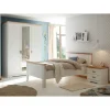 140x200 Bett & Nachtkommode & Schrank - Maggio (dreiteilig)^Wohnen New