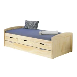 90x200 Bett mit Ausziehbett & Schubladen - Alejandro^Wohnen Outlet