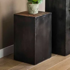 30x30 Blumenständer aus Hartholz & Metall - Marlo^Wohnen Best