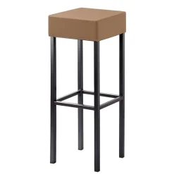 34x34 cm Barhocker in Hellbraun - Masure^Wohnen Discount