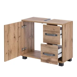 65x59 cm Becken-Unterschrank in Holz Optik - Iskro^Wohnen Best