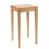 Wohnen 40x40 cm Beistelltisch aus Massivholz mit 80 cm Höhe - Asticia