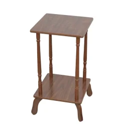 33x33 cm Beistelltisch in Nussbaumfarben - Edmond^Wohnen Hot