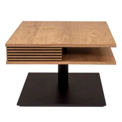 Wohnen 70x70 cm Couchtisch mit Staufach - Portland