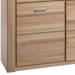 Wohnen 158x140 cm Kernbuche Highboard 5-türig - Uhelia