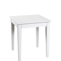 45x45 cm Landhaus Beistelltisch in Weiß - Leida^Wohnen