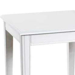 45x45 cm Landhaus Beistelltisch in Weiß - Leida^Wohnen