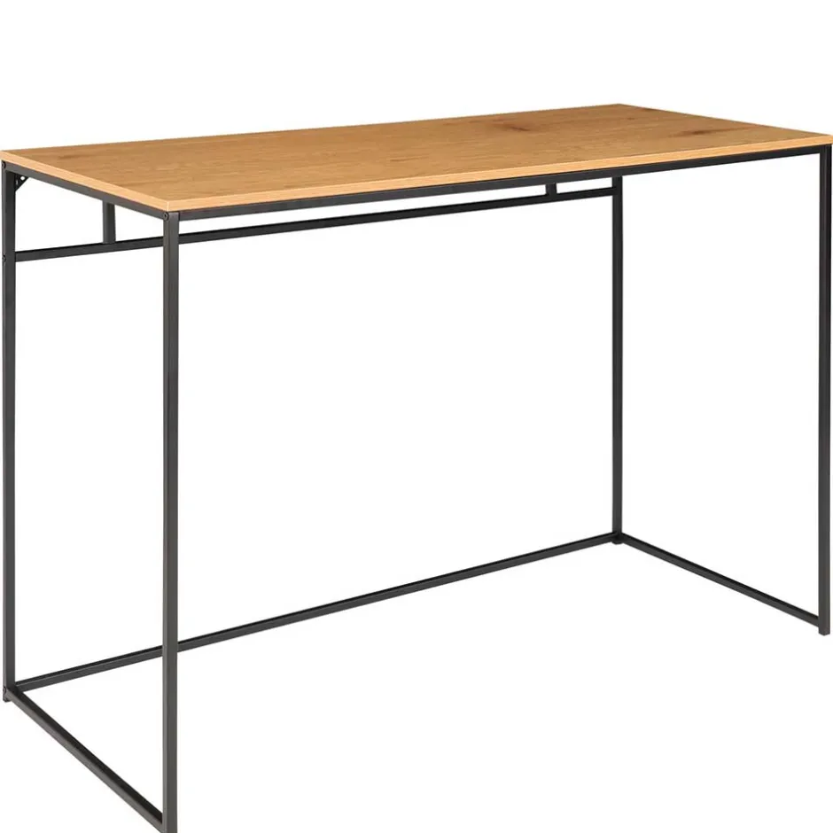 Wohnen 100x45 cm Schreibtisch in Eiche Optik - Enzetra