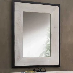 Wohnen 82x92 cm Spiegel mit doppeltem Rahmen - Crenada