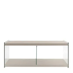 Wohnen 120x60 cm TV Tisch mit Glas Wangen - Culagan