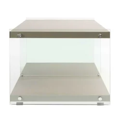 Wohnen 120x60 cm TV Tisch mit Glas Wangen - Culagan