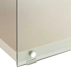 Wohnen 120x60 cm TV Tisch mit Glas Wangen - Culagan