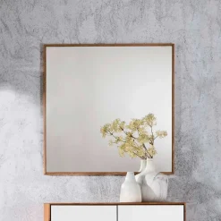 Wohnen 72x72 cm Wandspiegel mit dünnem Rahmen - Mandrey