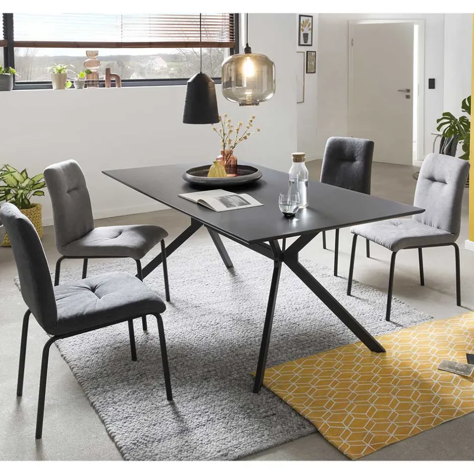 180x90 Esstisch & vier Stühle - Pena (fünfteilig)^Wohnen Outlet