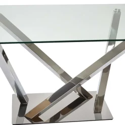 160x90 Esszimmer Glastisch mit Mikado Fußgestell - Tyres^Wohnen Online