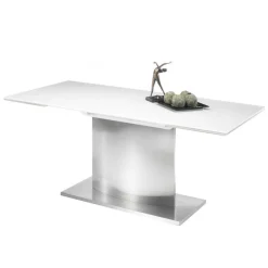 Wohnen 260x90 Esszimmer Glastisch mit Säulengestell - Anin