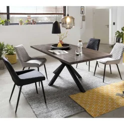 180x90 Esszimmertisch & vier Stühle - Rustieke (fünfteilig)^Wohnen New