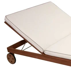 120x200 Gartenliege aus Eukalyptusholz - Ebruar^Wohnen New