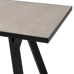 Wohnen 180x90 Gartentisch in Hellgrau & Dunkelgrau - Vojeco