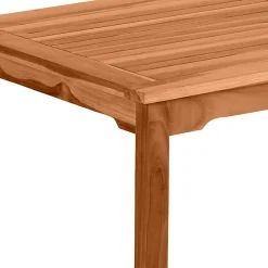 Wohnen 150x90 Holztisch für den Garten aus Teak - Klahuma