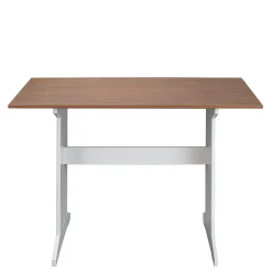 110x70 Küchentisch in Braun Kiefer & Weiß - Vatina^Wohnen New