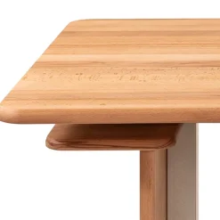 120x70 Kernbuche Funktionstisch höhenverstellbar - Estaguma^Wohnen New