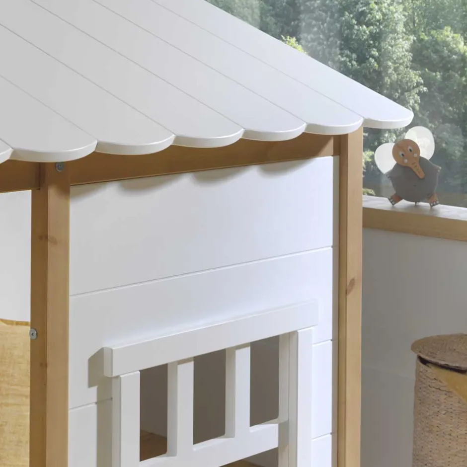 Kinder Wohnen 90x200 Kinder Hausbett mit Stauraum Schublade - Endriko