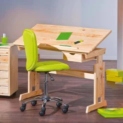 109x55 Kinder Schreibtisch höhenverstellbar - Cantabria^Wohnen Best