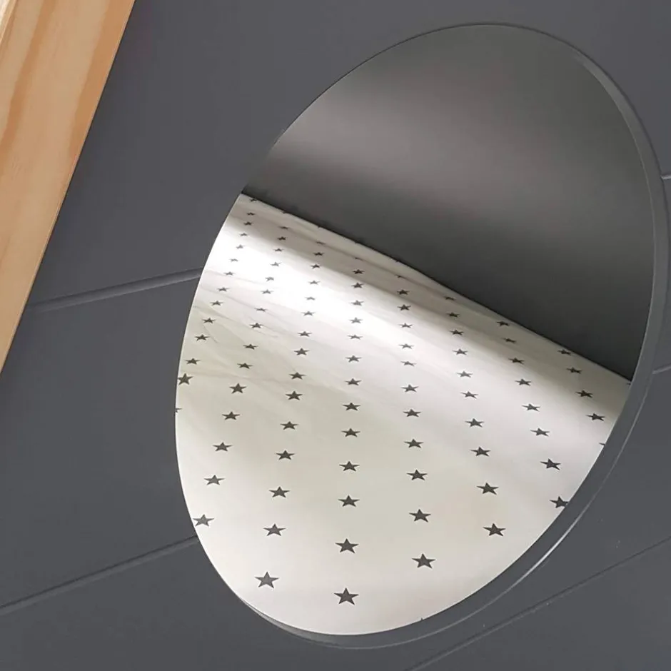 Kinder Wohnen 90x200 Kinder Zeltbett in Grau - Casserra