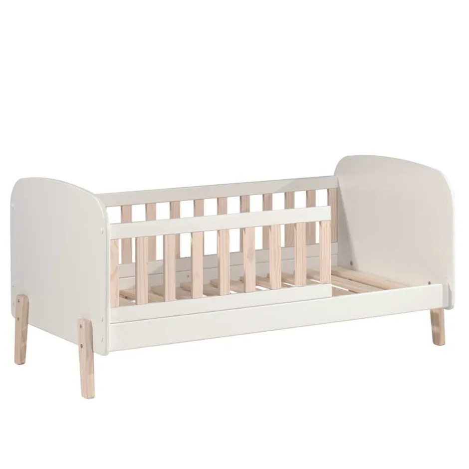 Kinder Wohnen 70x140 Kinderbett mit Rausfall Schutz - Mael