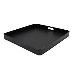 60x60 Metalltablett in Schwarz - Zirena^Wohnen Clearance
