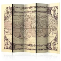 225x172 Paravent Nostalgie Weltkarte - Audra^Wohnen Discount