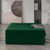 Wohnen 83x83 Polsterhocker in Grün - Salvatoria
