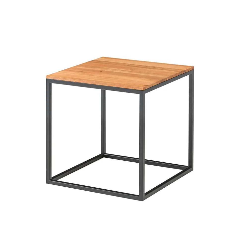 Wohnen 40x40 Quadrat Beistelltisch in 2 Höhen - Yuri