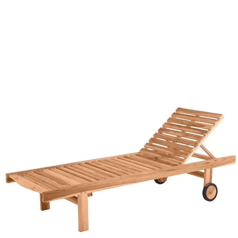 Wohnen 65x200 Rollliege mit verstellbarem Kopfteil - Klahuma