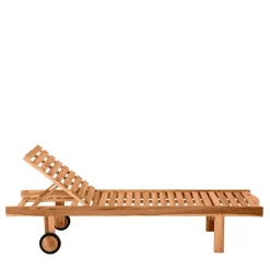 Wohnen 65x200 Rollliege mit verstellbarem Kopfteil - Klahuma