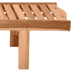 Wohnen 65x200 Rollliege mit verstellbarem Kopfteil - Klahuma