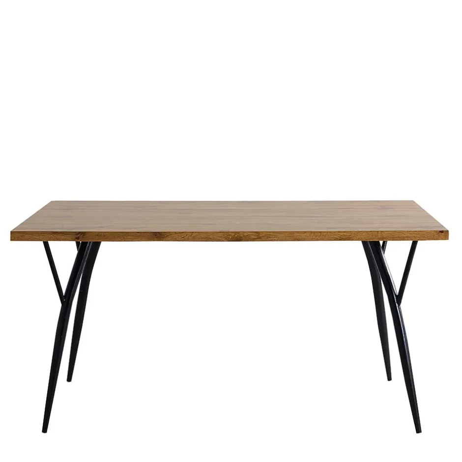 150x90 Skandi Designtisch in Eiche Dekor - Euskal^Wohnen