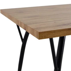 150x90 Skandi Designtisch in Eiche Dekor - Euskal^Wohnen