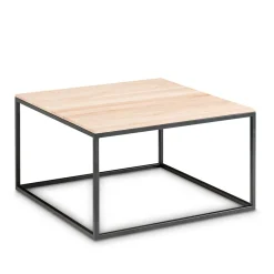 70x70 Sofa Wohnzimmertisch in Eiche Hell - Levirenas^Wohnen Clearance