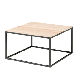 70x70 Sofa Wohnzimmertisch in Eiche Hell - Levirenas^Wohnen Clearance