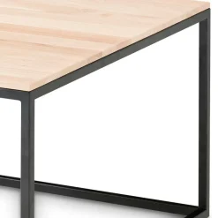 70x70 Sofa Wohnzimmertisch in Eiche Hell - Levirenas^Wohnen Clearance