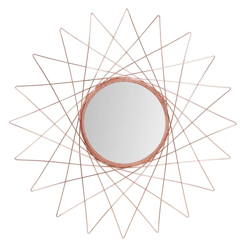 Wohnen 79x79 Spiegel mit Sternrahmen filigran - Reesa