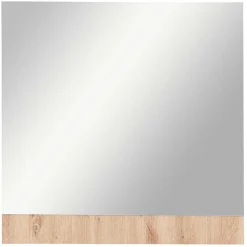 Wohnen 84x84 Spiegel mit Wildeiche NB Leiste - Cluster