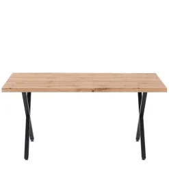 160x90 Tisch mit X-Füßen & Stühle - Zandras (fünfteilig)^Wohnen Outlet