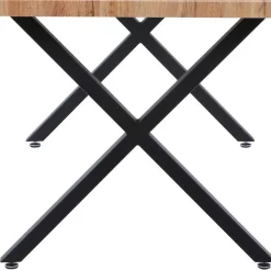 160x90 Tisch mit X-Füßen & Stühle - Zandras (fünfteilig)^Wohnen Outlet