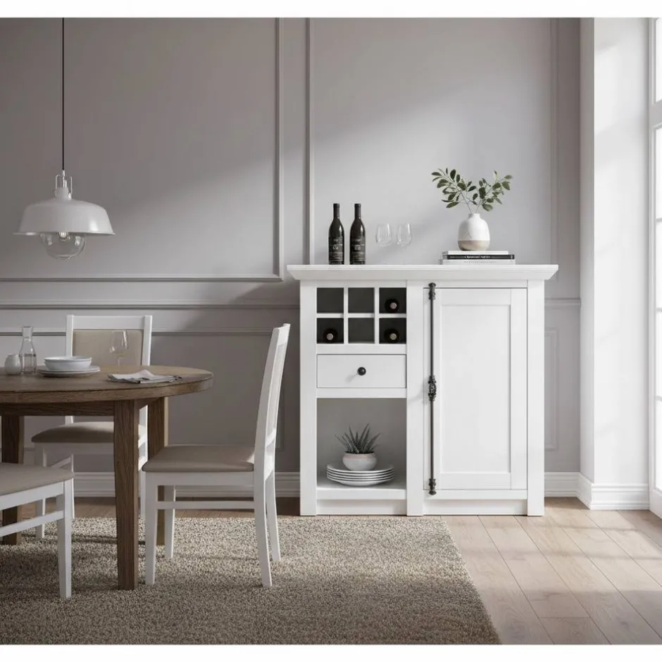 105x100 Touchwood Schrank in Weiß - Chelles^Wohnen Hot