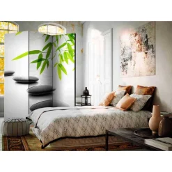 135x172 Trennwand Kiesel & Bambus - Mandina^Wohnen Discount