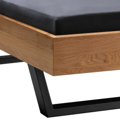 Wohnen 140x200 Wildeiche Bett mit Kufen - Manarola