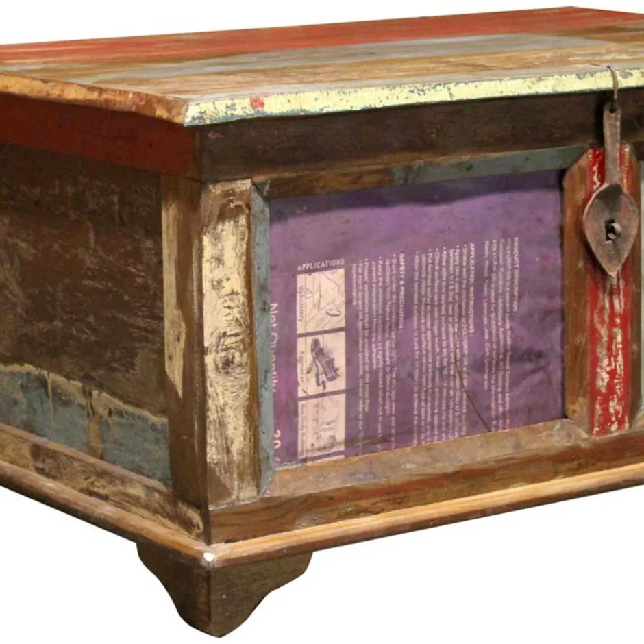 90x60 Wohnzimmer Truhentisch im Shabby Style - Slinida^Wohnen